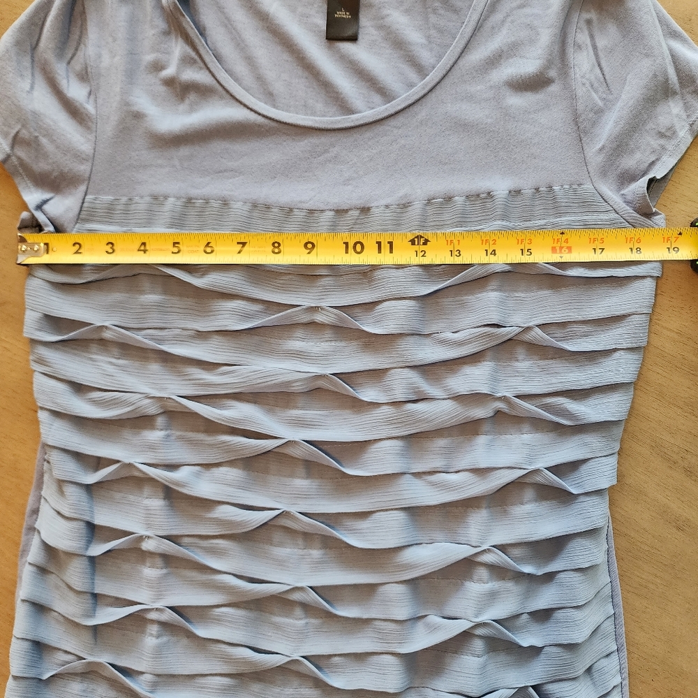 Ann Taylor, large blue top - Picture 5 of 5